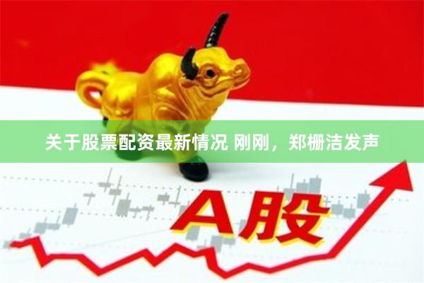 关于股票配资最新情况 刚刚，郑栅洁发声
